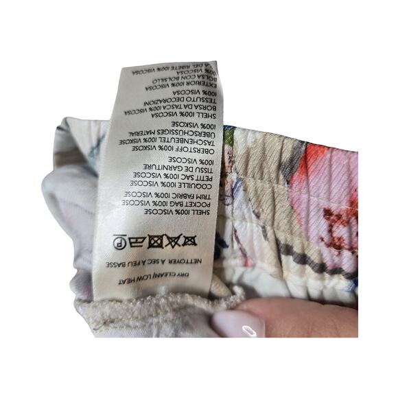 Anthropologie Maeve The Brooklin Printed Wide-Leg Pull-On Pants Size: S - Picture 6 of 7